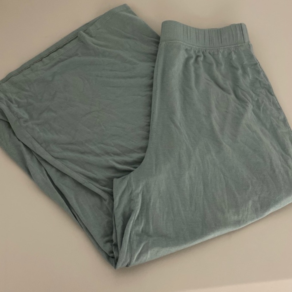 LAmade Sea Blue/Green Cropped Flared Pants